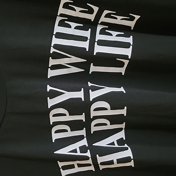 SHEIN "HAPPY WIFE HAPPY WIFE" 😊  3X T SHIRT - Picture 2 of 5